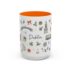 Dublin Christmas Mug | Watercolor City Souvenir, Holiday Travel Gift (11oz/15oz)