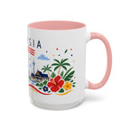 Malaysia Coffee Mug | Travel Souvenir Accent Mug | Country Gift Ceramic Cup 11oz 15oz