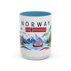Norway Coffee Mug | Travel Souvenir Accent Mug | Country Gift Ceramic Cup 11oz 15oz