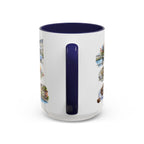 Geneva Illustrated Travel Mug | City Souvenir Accent Coffee Mug | 11oz 15oz Ceramic Cup