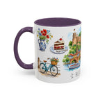 Heidelberg Illustrated Travel Mug | City Souvenir Accent Coffee Mug | 11oz 15oz Ceramic Cup