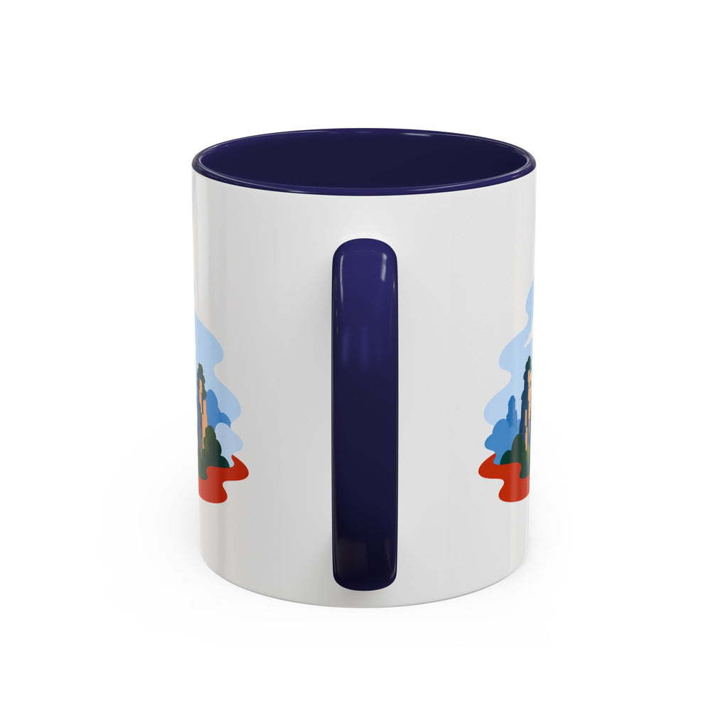 Zhangjiajie Coffee Mug | Travel Destination Souvenir Gift | Accent Color Ceramic 11oz 15oz