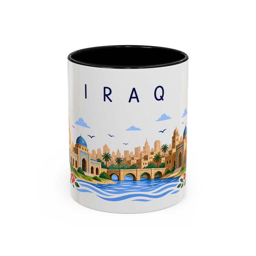 Iraq Coffee Mug | Travel Souvenir Accent Mug | Place Gift Ceramic Cup 11oz 15oz