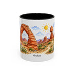 Arches National Park Mug | US Travel Souvenir Accent Coffee Mug | 11oz 15oz Ceramic Cup