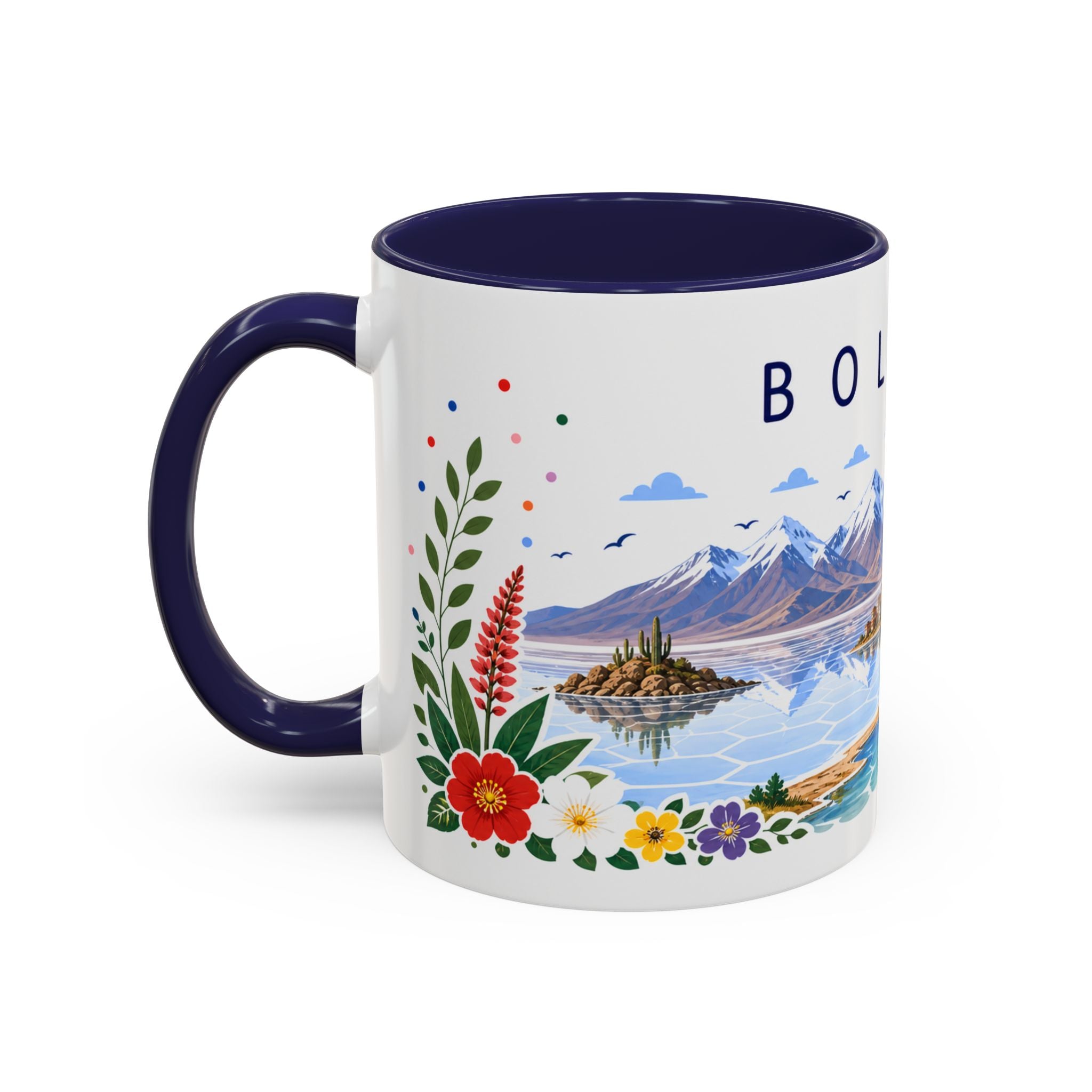 Bolivia Coffee Mug | Travel Souvenir Accent Mug | Place Gift Ceramic Cup 11oz 15oz