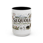 Sequoia Coffee Mug | National Park Hiking California Gift | Accent Color Ceramic 11oz 15oz