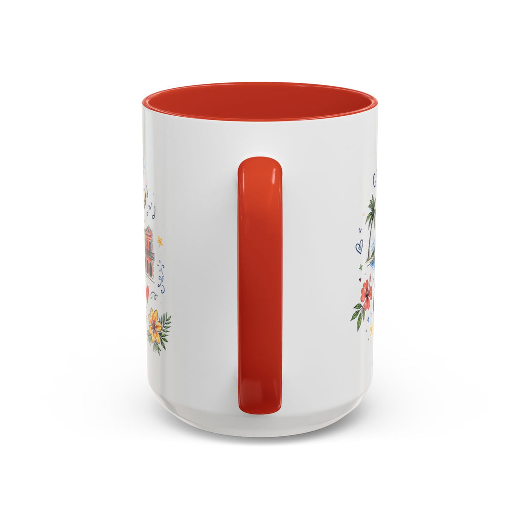 Rio de Janeiro Coffee Mug | Brazil Souvenir Travel Gift | Accent Color Ceramic 11oz 15oz