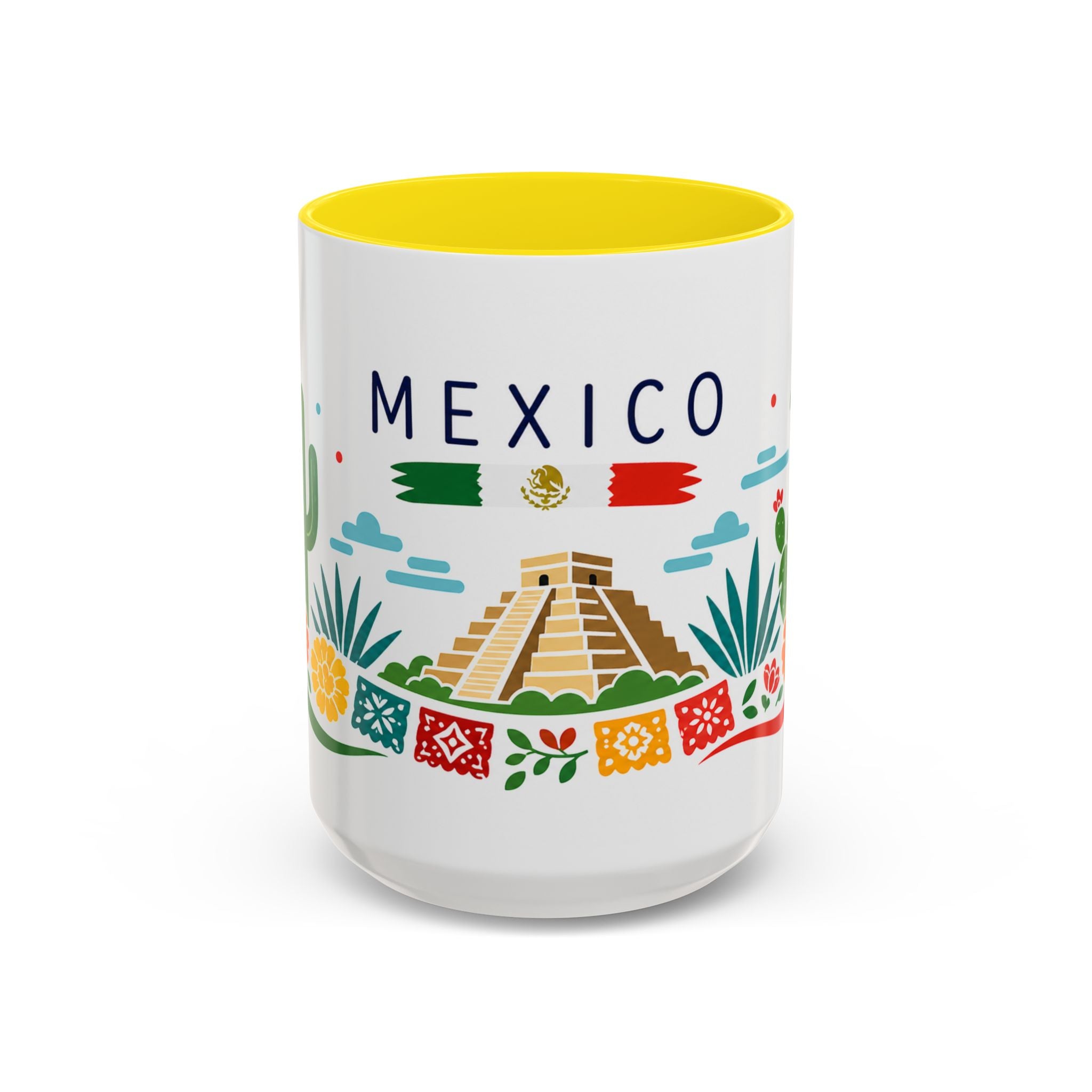 Mexico Coffee Mug | Travel Souvenir Accent Mug | Country Gift Ceramic Cup 11oz 15oz