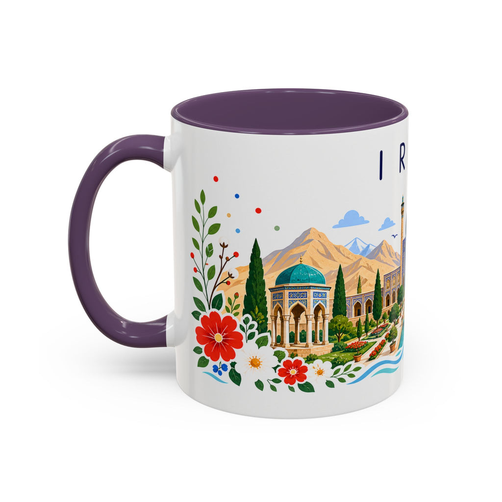 Iran Coffee Mug | Travel Souvenir Accent Mug | Place Gift Ceramic Cup 11oz 15oz