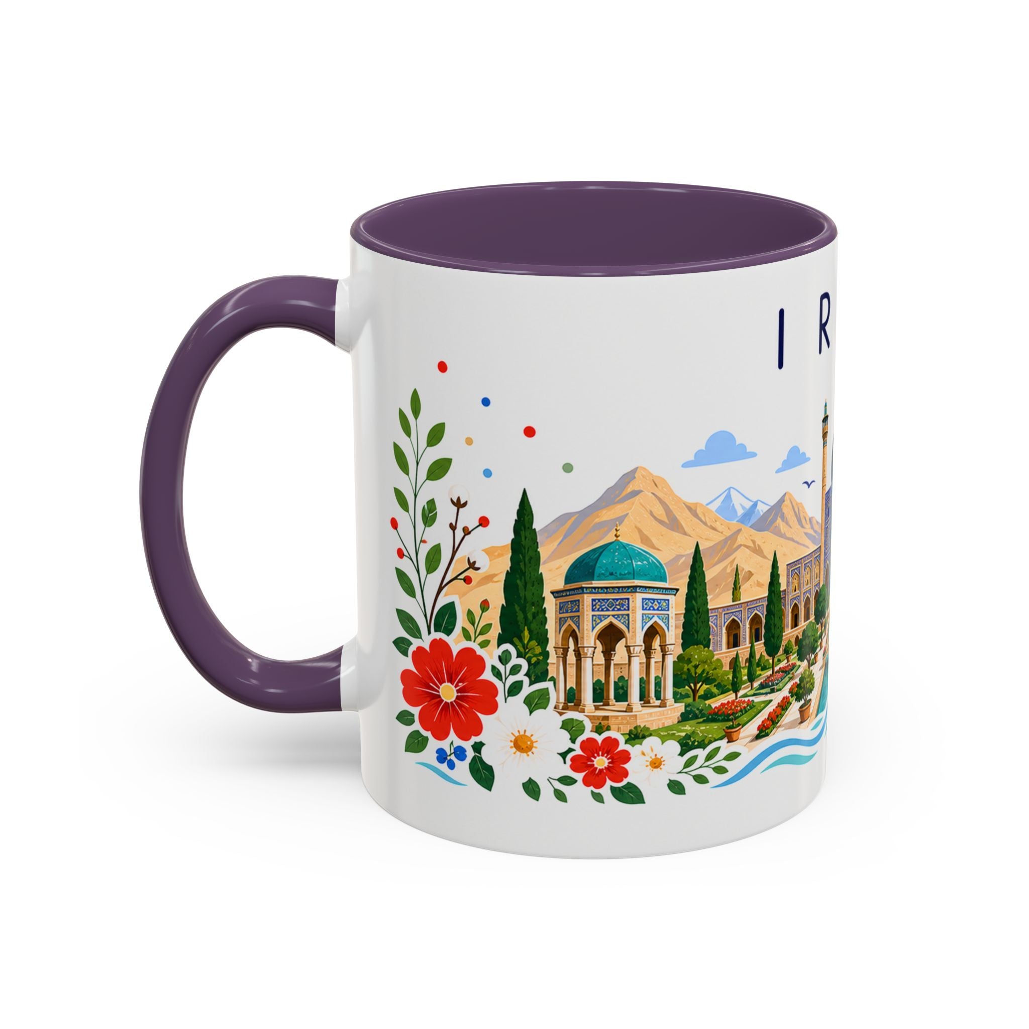 Iran Coffee Mug | Travel Souvenir Accent Mug | Place Gift Ceramic Cup 11oz 15oz