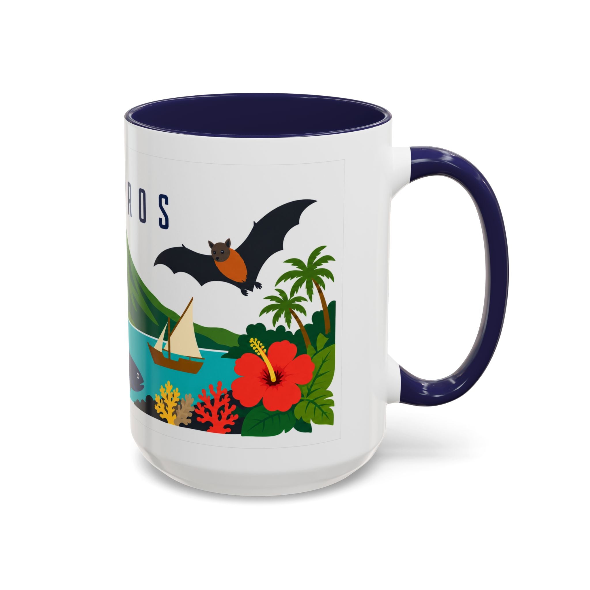 Comoros Coffee Mug | Travel Souvenir Accent Mug | Country Gift Ceramic Cup 11oz 15oz