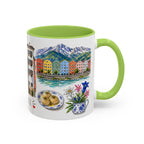 Innsbruck Illustrated Travel Mug | City Souvenir Accent Coffee Mug | 11oz 15oz Ceramic Cup