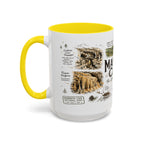 Mammoth Cave National Park Coffee Mug | Kentucky Cave Exploration Hiking Gift | Accent Color Ceramic 11oz 15oz