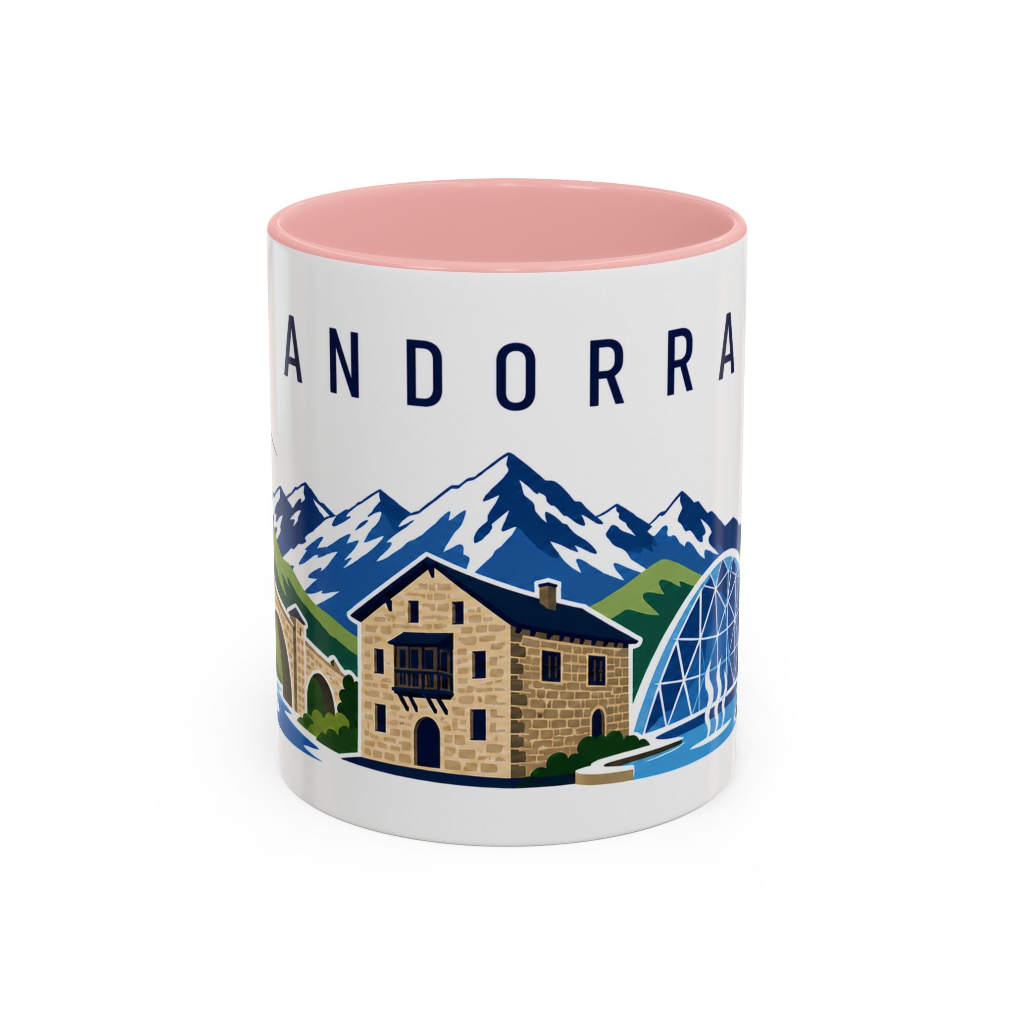 Andorra Coffee Mug | Travel Souvenir Accent Mug | Country Gift Ceramic Cup 11oz 15oz