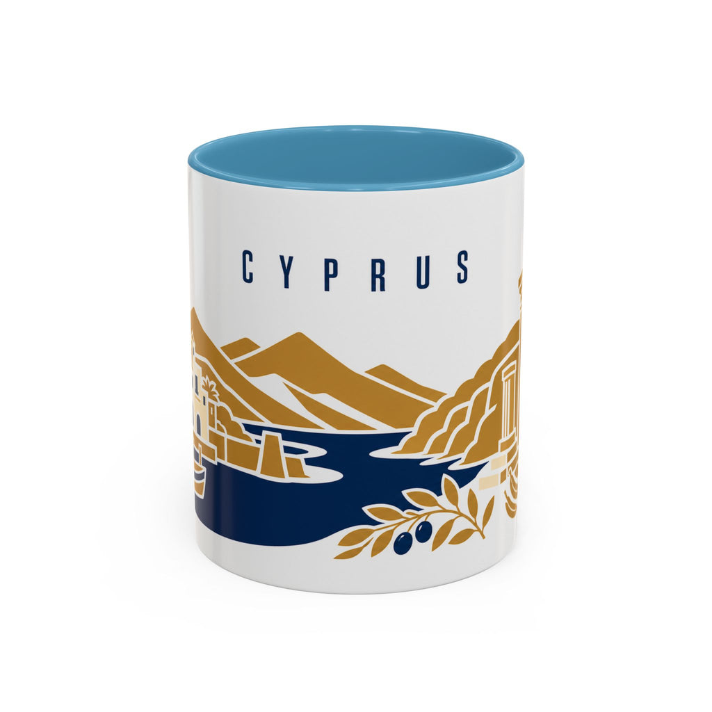 Cyprus Coffee Mug | Travel Souvenir Accent Mug | Country Gift Ceramic Cup 11oz 15oz