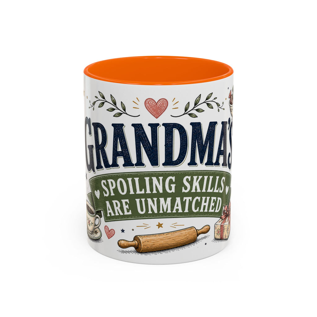 Grandma's Spoiling Skills Are Unmatched Coffee Mug | Funny Gift From Grandkids | Accent Ceramic 11oz 15oz