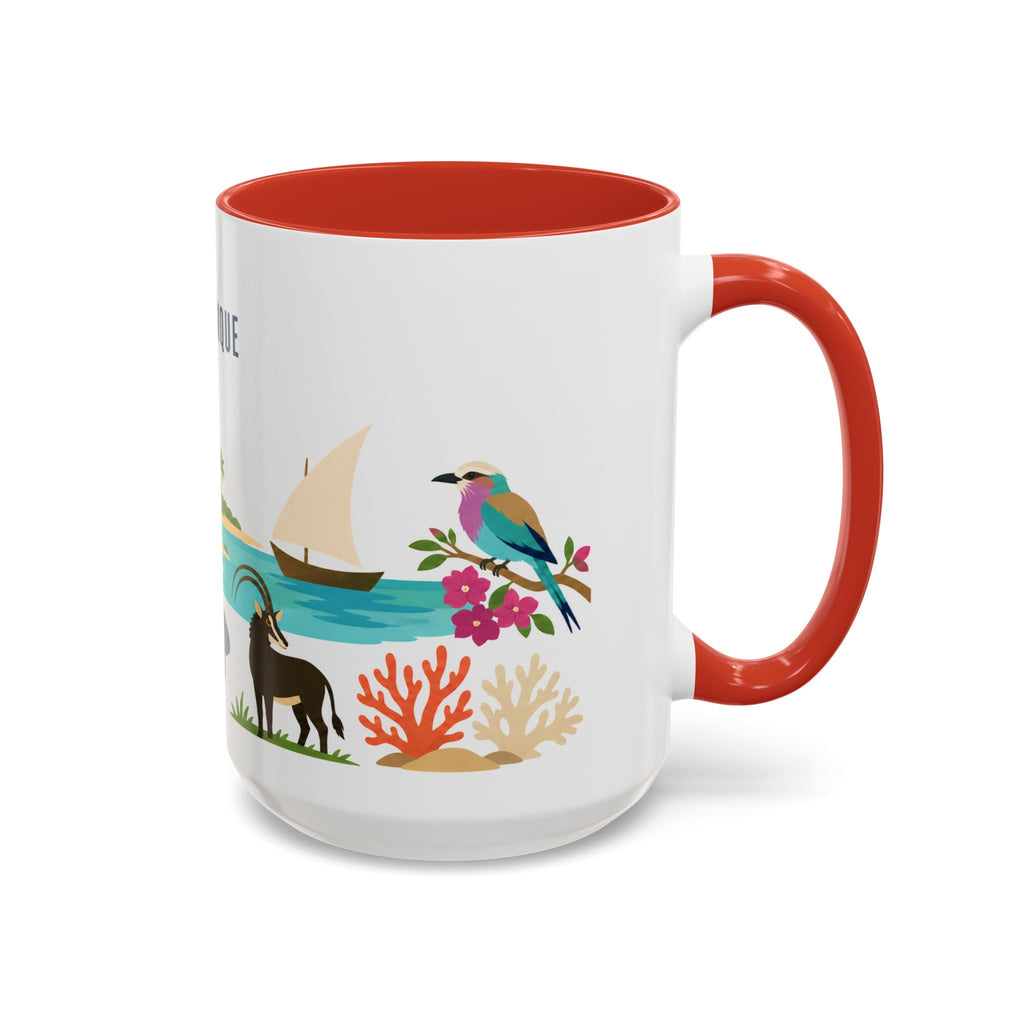 Mozambique Home Country Mug | Moving Away Gift | Long Distance Friendship | 11 oz 15 oz Accent Mug