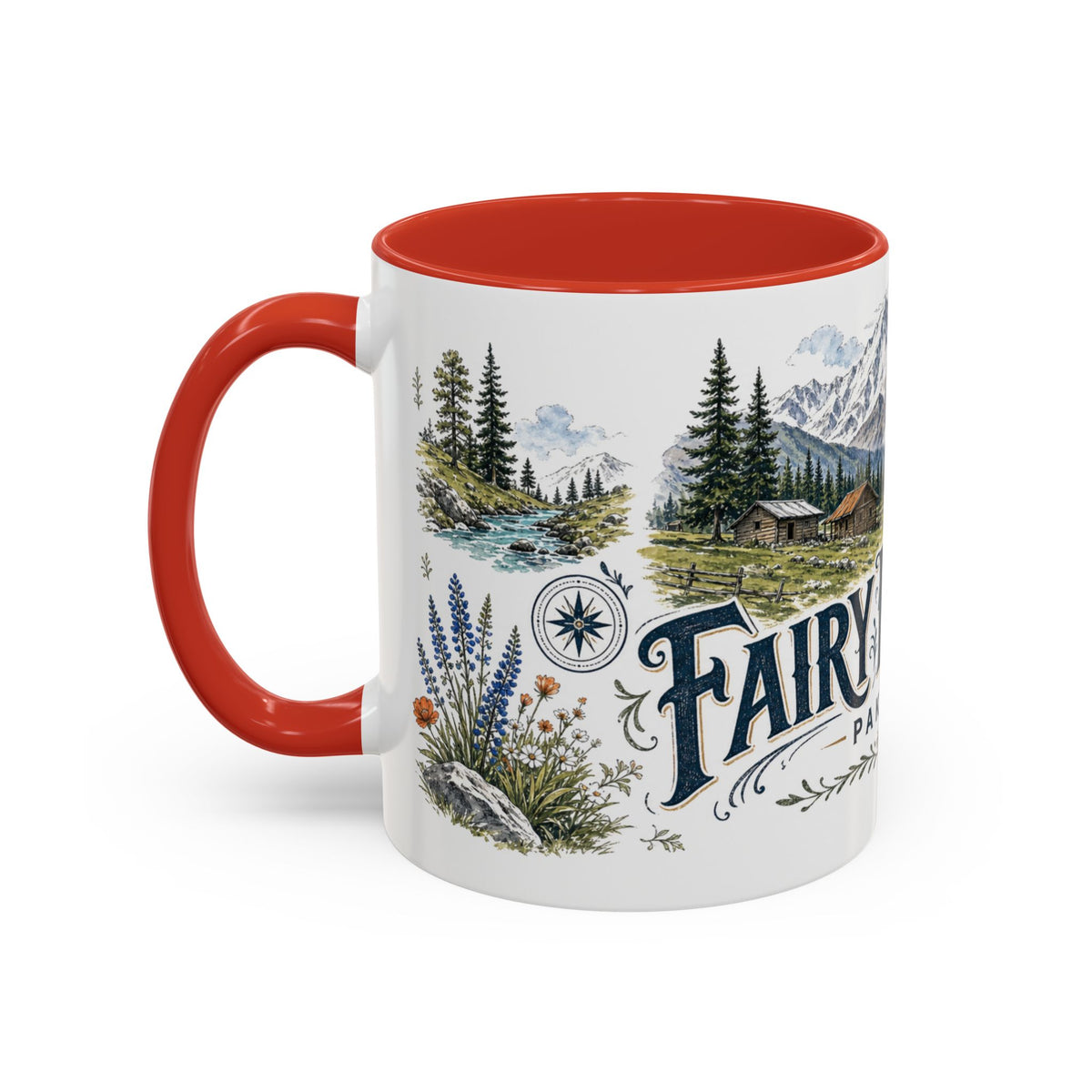 Fairy Meadows Mug, Pakistan Travel Souvenir, Bucket List Gift, Accent Ceramic Coffee Mug 11oz 15oz