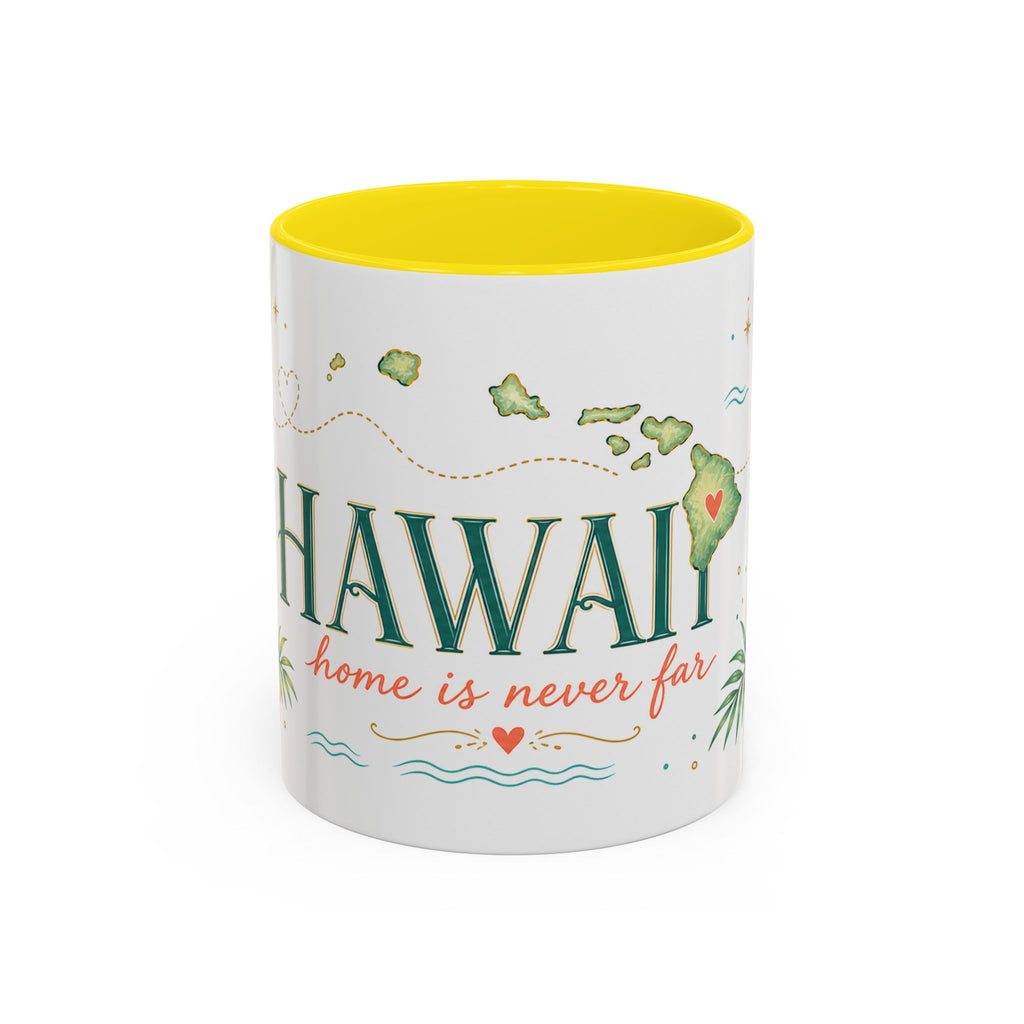 Hawaii State Map Mug | Moving Away Gift | Long Distance Friendship Coffee Cup