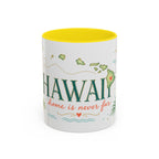 Hawaii State Map Mug | Moving Away Gift | Long Distance Friendship Coffee Cup