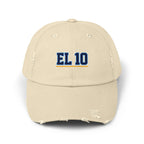 Minimal El 10 Soccer Hat | Argentina Fan Cap | El 10 Soccer Supporter Cap
