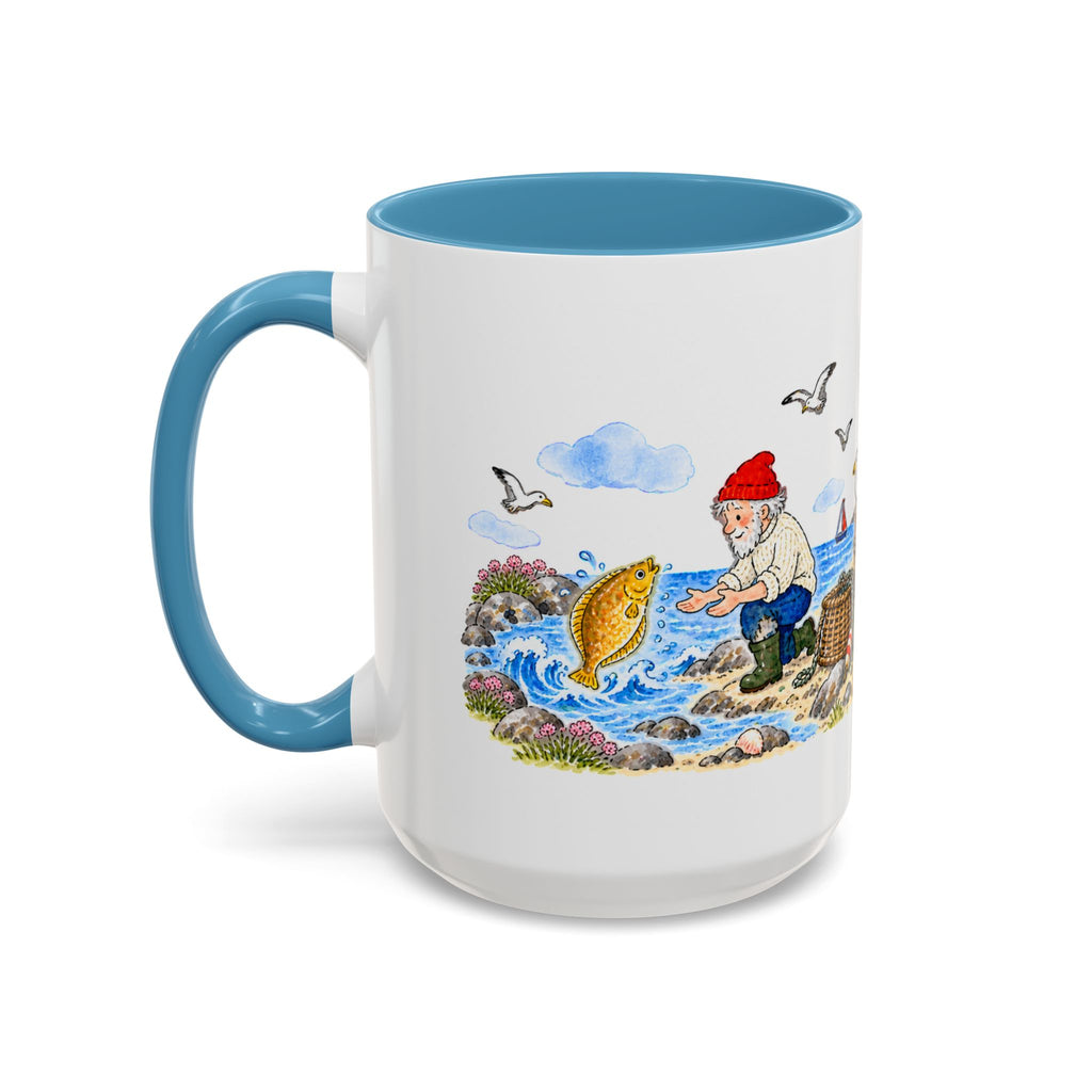 The Fisherman and His Wife Mug | Storybook Fairy Tale Accent Coffee Mug | EveryLegend