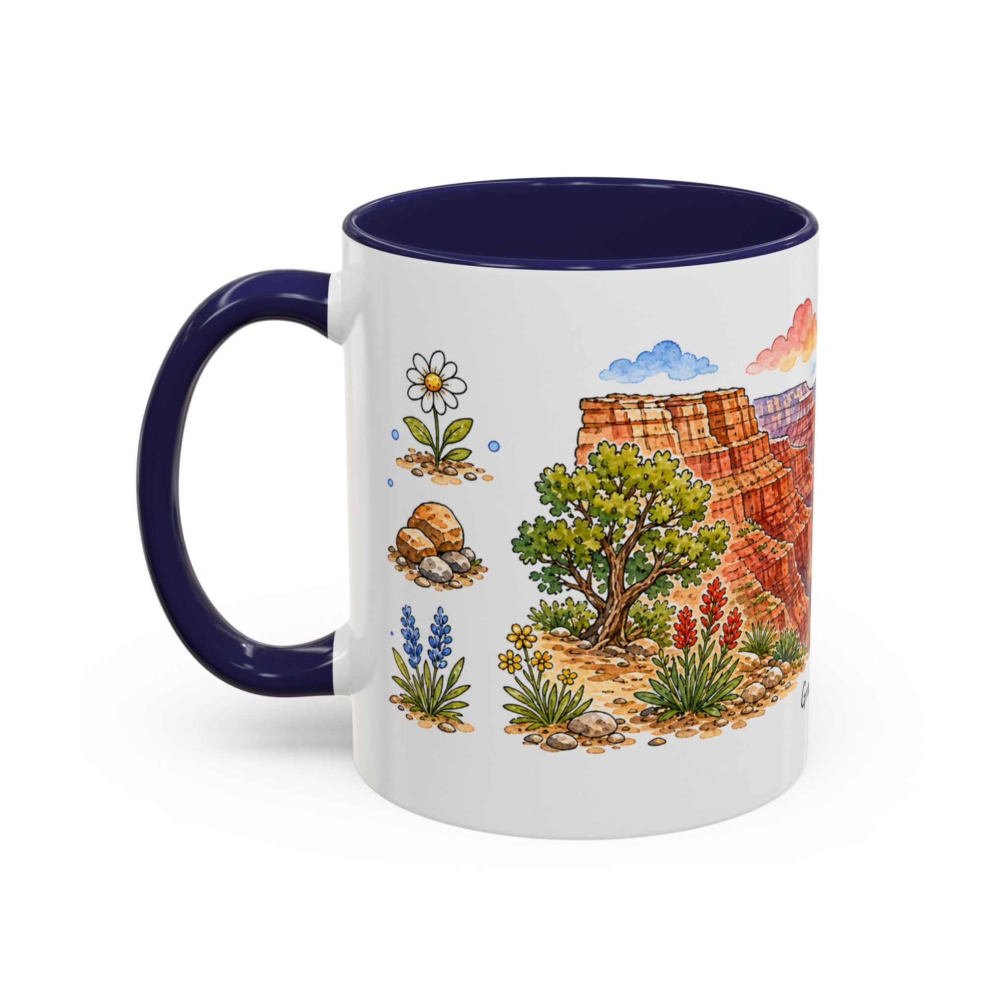 Grand Canyon National Park Mug | US Travel Souvenir Accent Coffee Mug | 11oz 15oz Ceramic Cup