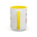 Dad Jokes Sorry Not Sorry Coffee Mug | Father's Day Gift for Dad | Accent Color Ceramic 11oz 15oz