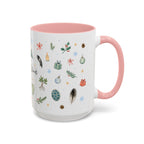 Galapagos Islands Christmas Mug | Watercolor Travel Souvenir | Holiday Gift | Accent Ceramic Coffee Cup 11oz 15oz