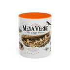Mesa Verde National Park Coffee Mug | Colorado Ancient Cliff Dwellings Gift | Accent Color Ceramic 11oz 15oz
