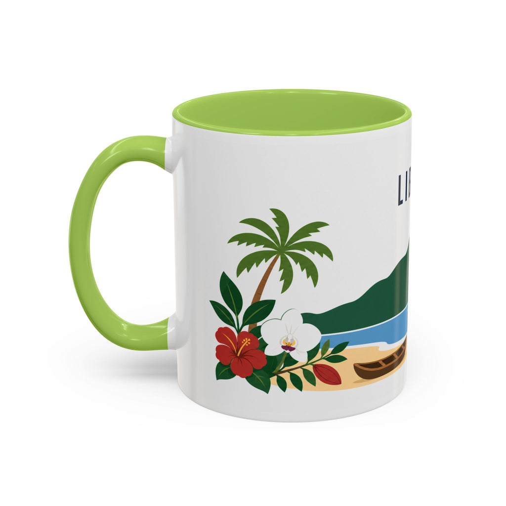 Liberia Coffee Mug | Travel Souvenir Accent Mug | Country Gift Ceramic Cup 11oz 15oz