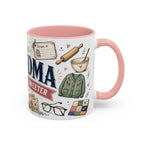 Grandma Makes Life Sweeter Coffee Mug | Gift From Grandkids | Accent Color Ceramic 11oz 15oz