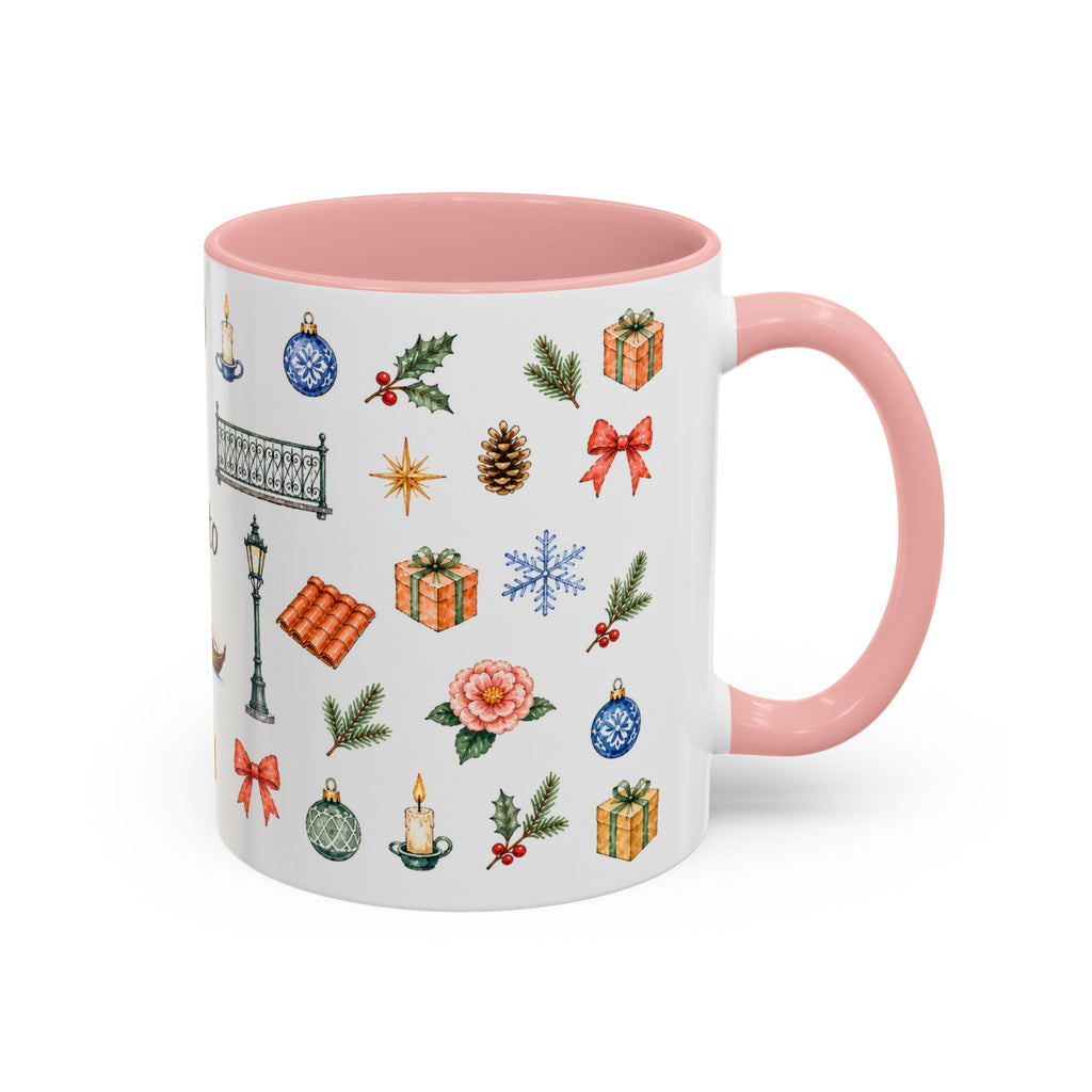 Porto Christmas Mug | Watercolor City Souvenir, Travel Gift (11oz/15oz)