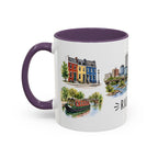 Richmond Illustrated Travel Mug | City Souvenir Accent Coffee Mug | 11oz 15oz Ceramic Cup