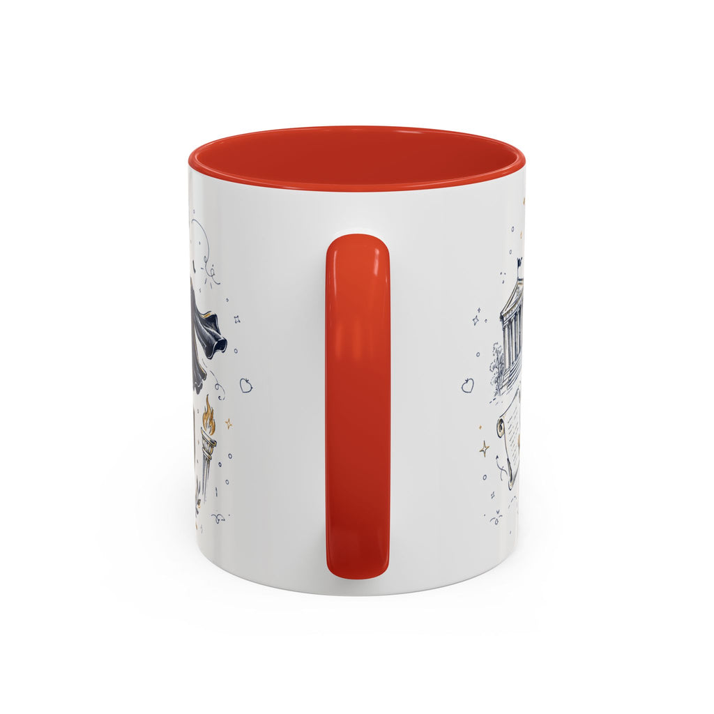 Congrats Graduate Coffee Mug | Class of 2026 Graduation Gift | Accent Color Ceramic 11oz 15oz