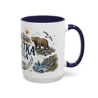 Kamchatka Peninsula Mug, Russia Travel Souvenir, Bucket List Gift, Accent Ceramic Coffee Mug 11oz 15oz