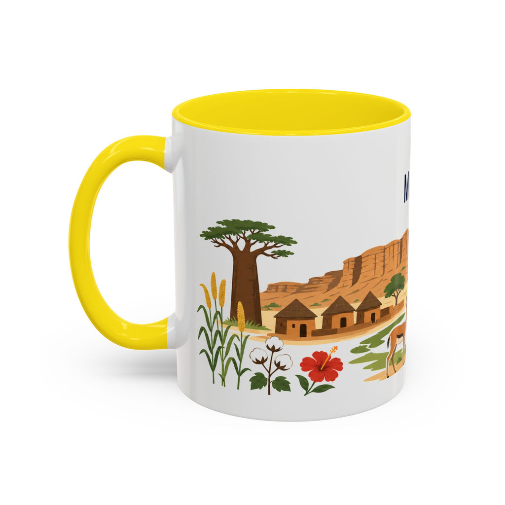 Mali Coffee Mug | Travel Souvenir Accent Mug | Country Gift Ceramic Cup 11oz 15oz