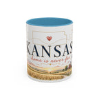 Kansas Home State Mug | Sunflower Prairie Landscape Coffee Cup