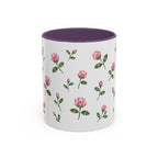 Vermont Red Clover Mug, State Flower Floral Coffee Cup, 11oz Botanical Gift