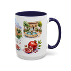 Granada Illustrated Travel Mug | City Souvenir Accent Coffee Mug | 11oz 15oz Ceramic Cup