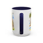 Barcelona Travel Mug | European City Souvenir Accent Coffee Mug | 11oz 15oz Ceramic Cup