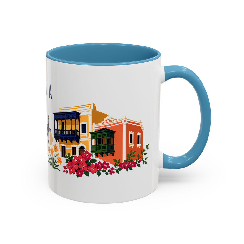 Lima Coffee Mug | Peru Travel Souvenir | Porcelain Decal City Gift | 11oz 15oz Accent Mug