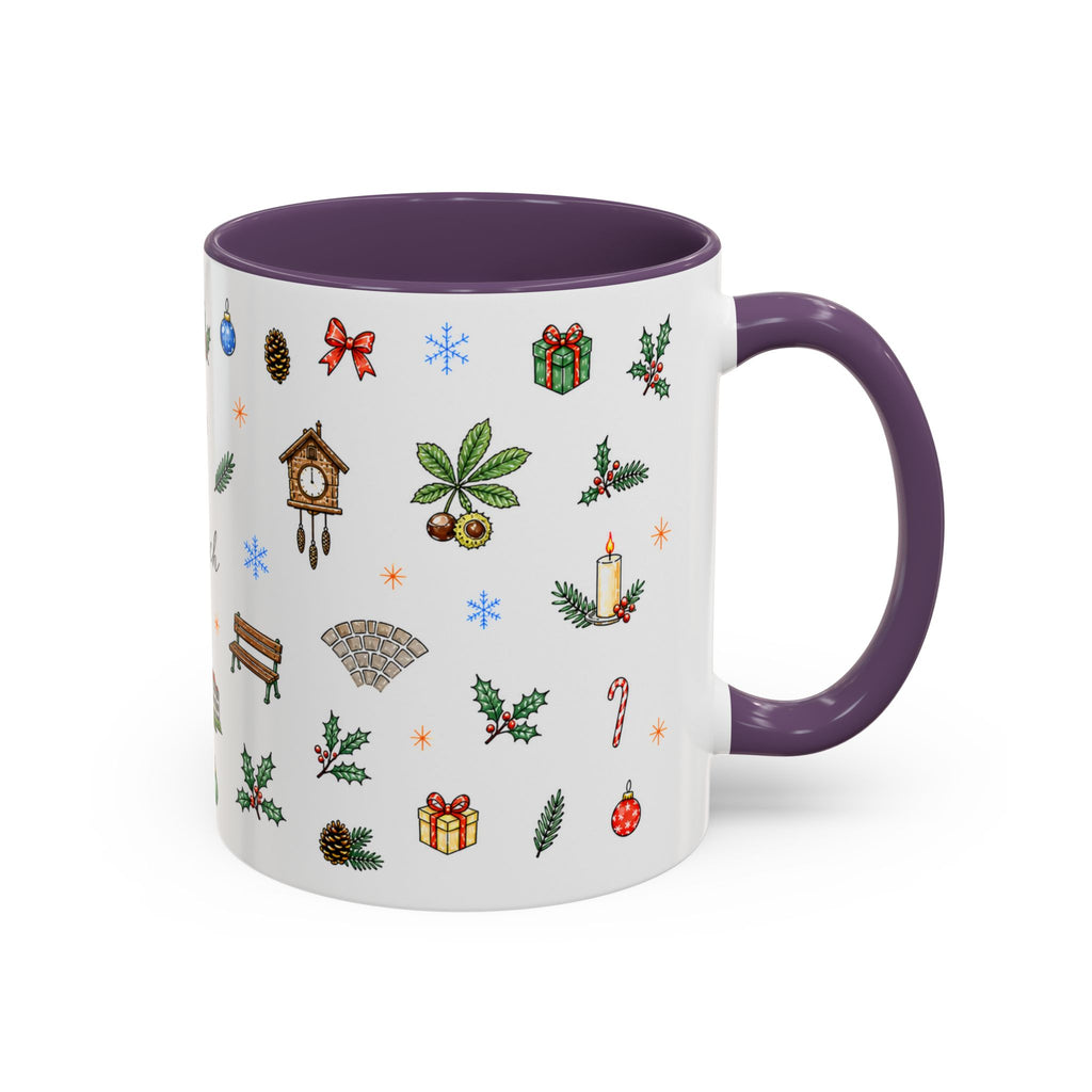 Munich Christmas Mug | Watercolor City Souvenir, Travel Gift (11oz/15oz)