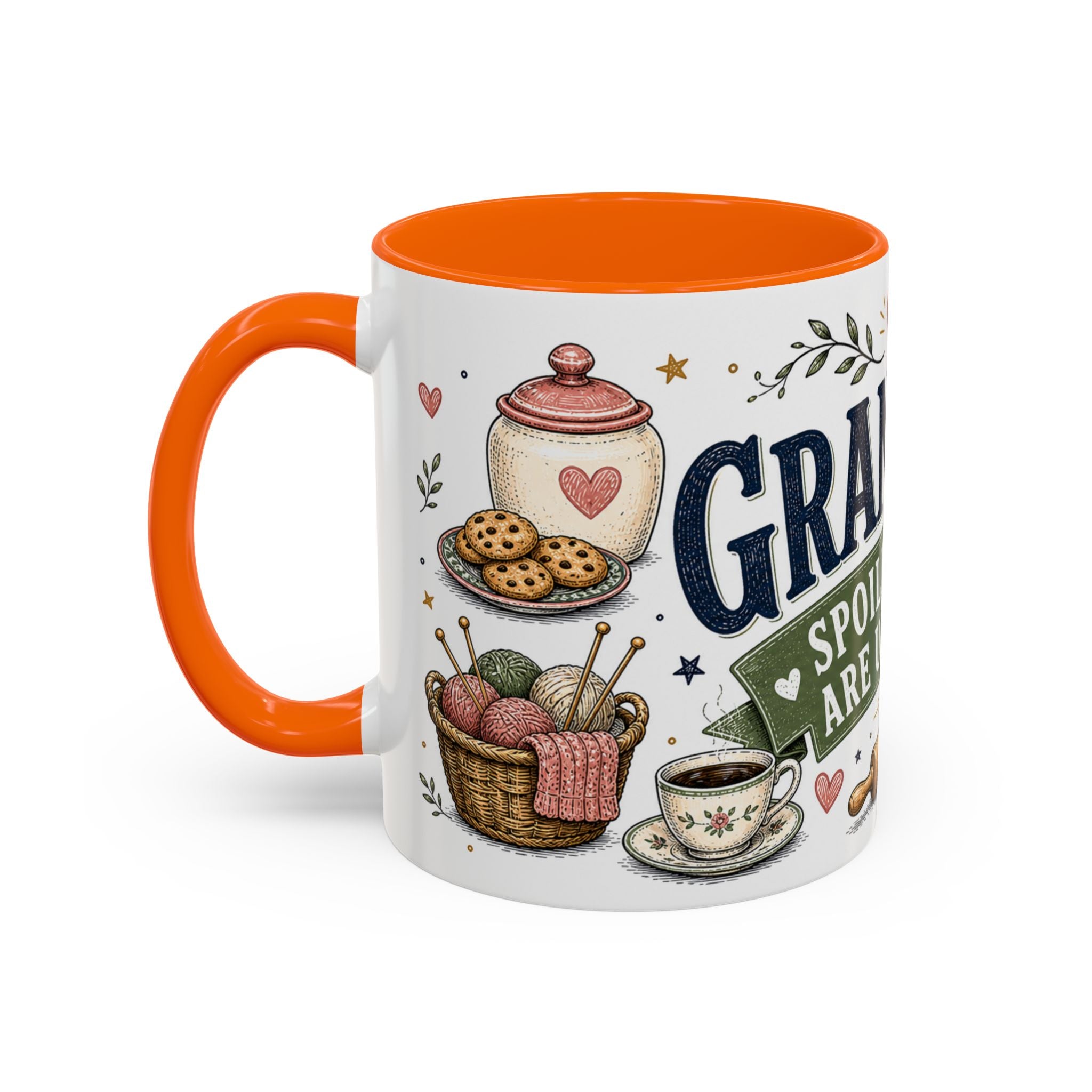 Grandma's Spoiling Skills Are Unmatched Coffee Mug | Funny Gift From Grandkids | Accent Ceramic 11oz 15oz