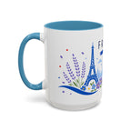 France Coffee Mug | Travel Souvenir Accent Mug | Country Gift Ceramic Cup 11oz 15oz