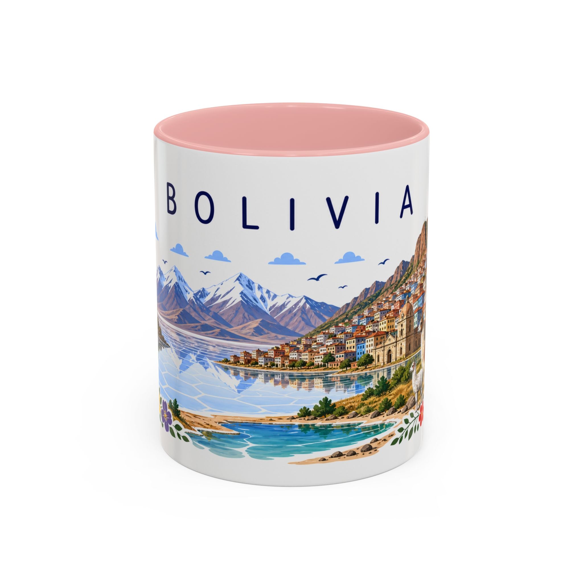Bolivia Coffee Mug | Travel Souvenir Accent Mug | Place Gift Ceramic Cup 11oz 15oz