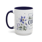 Colorado State Mug | Rocky Mountain Botanical Design | Moving Away Gift