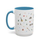 Austin Christmas Mug | Watercolor Travel Souvenir | Holiday Gift | Accent Ceramic Coffee Cup 11oz 15oz