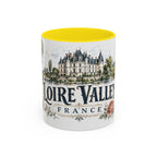 Loire Valley Mug, France Travel Souvenir, Bucket List Gift, Accent Ceramic Coffee Mug 11oz 15oz