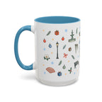 Savannah Christmas Mug | Watercolor City Souvenir, Travel Memories Cup